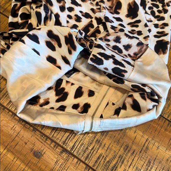 gorgeous Leopard Halter Romper - Brown & Black - Picture 14 of 15